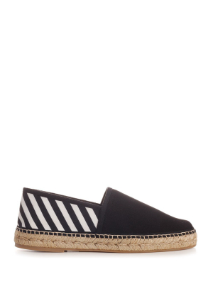 Off-white Diag Stripes Espadrilles