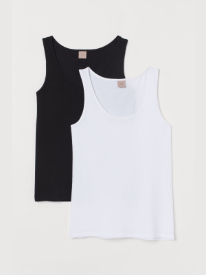 H&m+ 2-pack Tank Tops