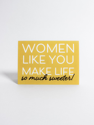 Women Like You Card