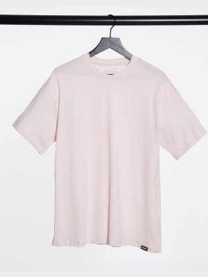 Pull&bear Oversized T-shirt In Pink