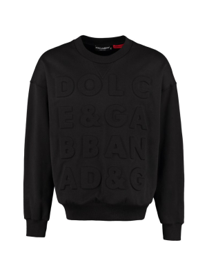 Dolce & Gabbana Logo Detailed Crewneck Sweatshirt