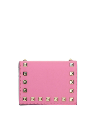 Valentino Garavani Rockstud Folded Wallet