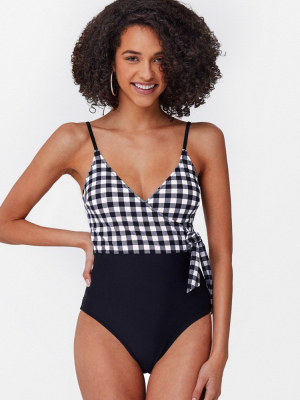 Izzy Gingham One Piece Swimsuit