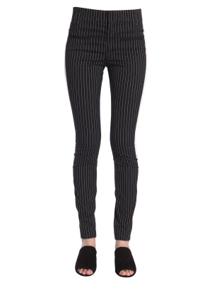 Haider Ackermann Pinstriped Side-band Pants