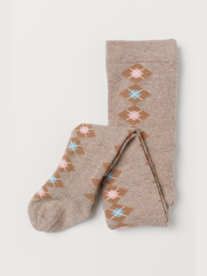 Cotton-blend Tights
