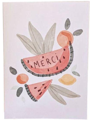 Merci Fruit Greeting Card