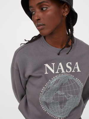 Cotton-blend Sweatshirt