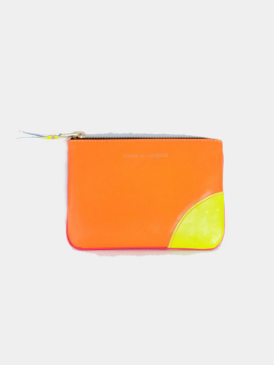 Super Fluo Pouch, Orange And Pink