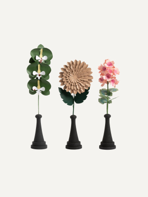 Saved New York Hand-painted Paper Flowers