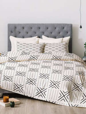 Little Arrow Design Co Mud Cloth Tile Comforter Set - Deny Designs