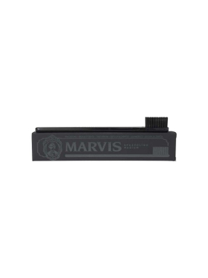 Black Medium Bristle Marvis Toothbrush