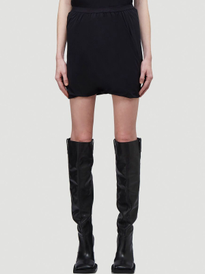 Rick Owens Stretch Mini Skirt