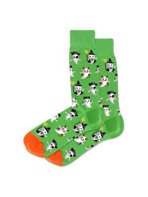 Men's Costume Ghosts Crew Socks