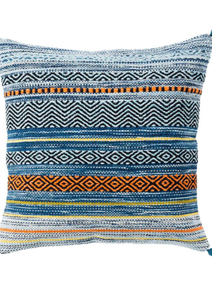 Trent Pillow Bright Blue/dark Blue/aqua