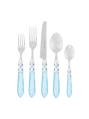 Vietri Aladdin Brilliant Light Blue 5-piece Place Setting