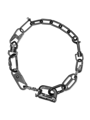 Ambush Multi Carabiner Necklace - Black