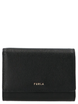 Furla Logo Plaque Compact Wallet