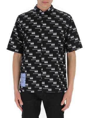 Mcq Alexander Mcqueen Gradient Motif Short-sleeve Shirt