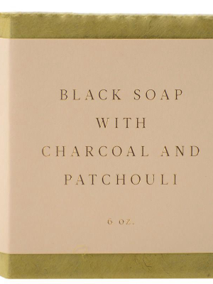 Black Soap With Charcoal And Patchouli