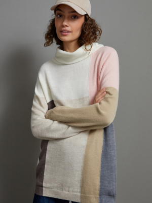 Viviana Turtleneck Tunic Sweater