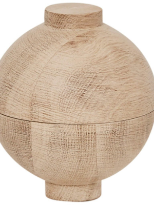 Xl Wooden Sphere Oak