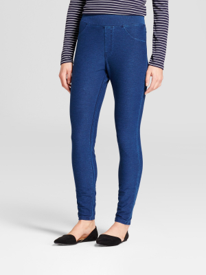 Women's High Waist Jeggings - A New Day™ Blue