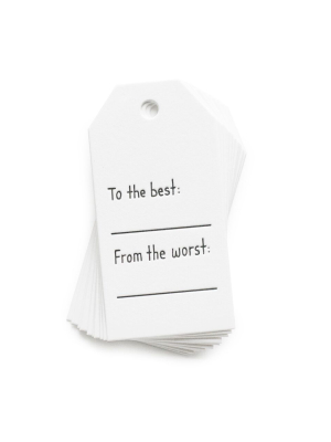 To The Best Gift Tags