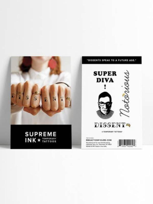 Rbg Temporary Tattoos