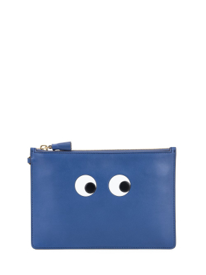 Anya Hindmarch Eyes Zipped Clutch Bag