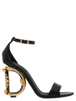 Dolce & Gabbana Baroque Heel Sandals