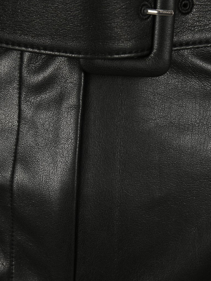 Self-portrait Faux Leather Pants