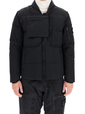 Stone Island Shadow Project Logo Patch Padded Jacket