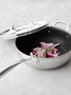 Williams Sonoma Signature Thermo-clad™ Stainless-steel Nonstick Essential Pan