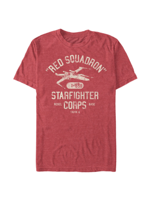 Men's Star Wars Rebel X-wing Starfighter Corps Collegiate T-shirt