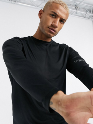 Topman Gym Long Sleeve T-shirt