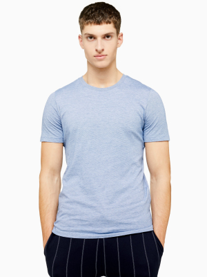 Selected Homme Blue 'perfect' T-shirt