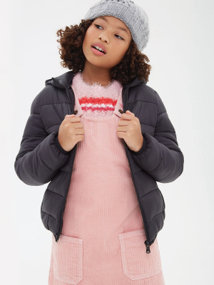 Girls Hooded Puffer Jacket (kids)