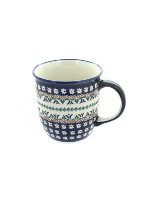 Blue Rose Polish Pottery Daisy Plain Mug