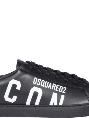 Dsquared2 Icon Logo Print Low-top Sneakers