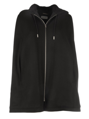 Saint Laurent Hooded Cape