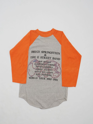 1980 Bruce Springsteen & The E Street Band World Tour Baseball Tee