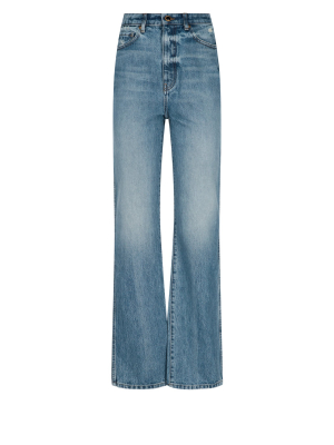 Khaite Danielle Straight Leg Jeans