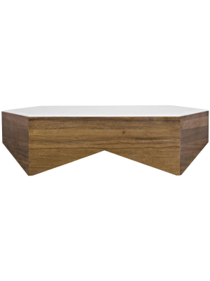 Noir Amsterdam Coffee Table - Dark Walnut