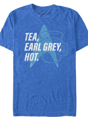 Men's Star Trek Next Generation Picard Earl Grey Tea T-shirt