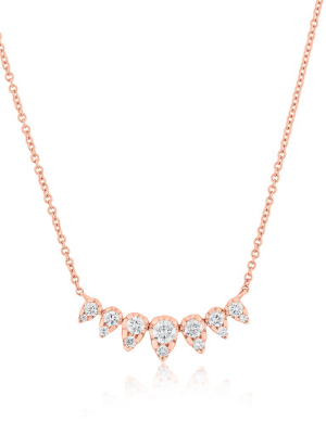 14kt Rose Gold Diamond Duchess Necklace
