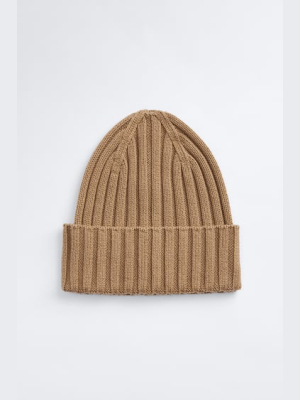 Ribbed Cotton Hat