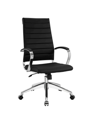 Office Chair Modway Midnight Black