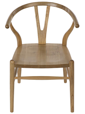 Noir Zola Natural Dining Chair