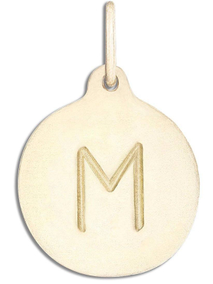 "m" Alphabet Charm
