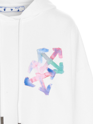 Off-white Watercolour Arrows Hoodie